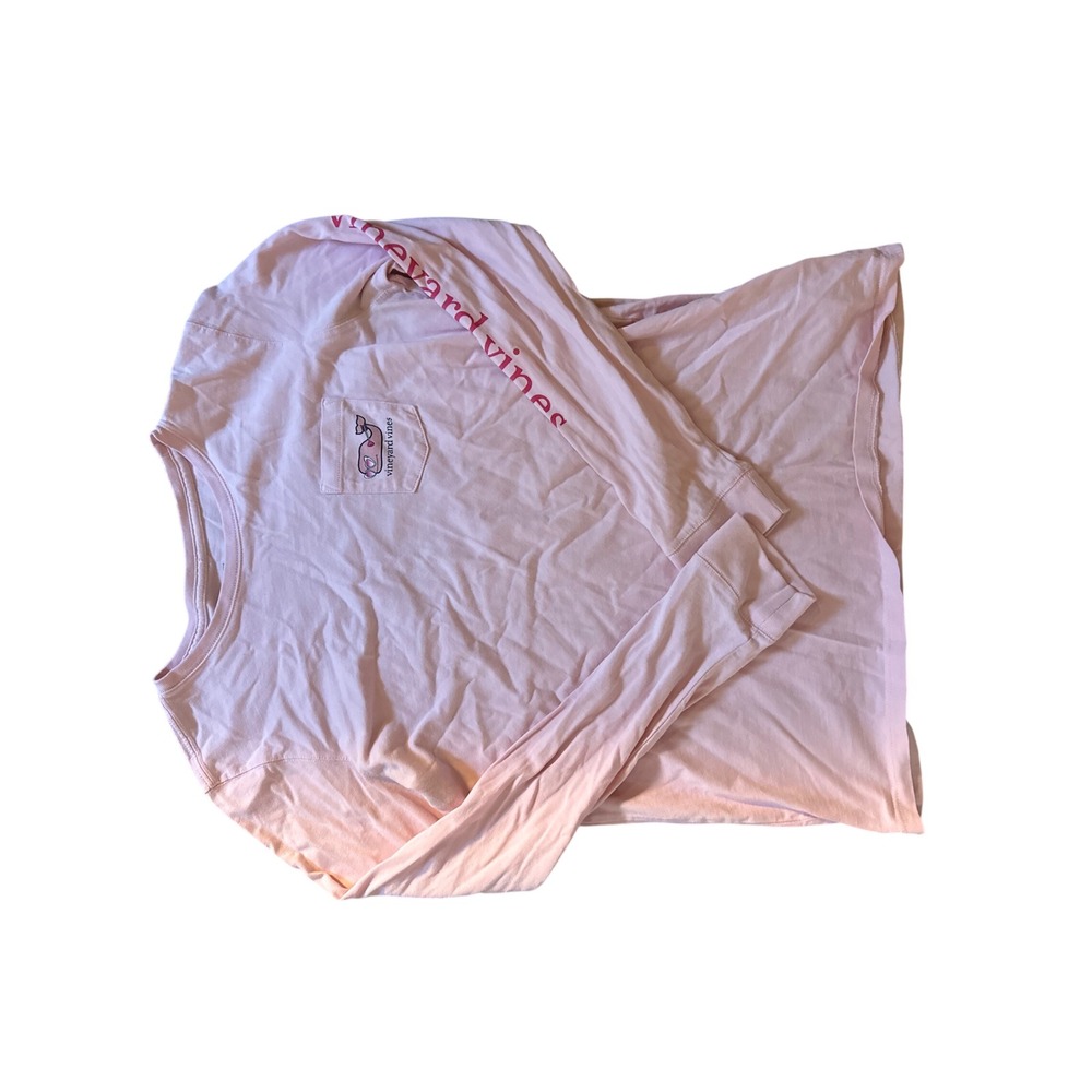 Vineyard Vines Pink Long Sleeve Tee